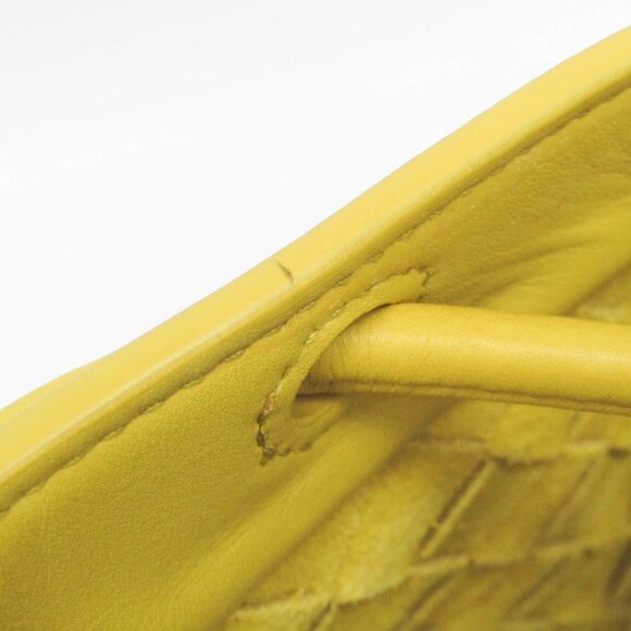 BOTTEGA VENETA Yellow Leather Intrecciato Backpack main image 10
